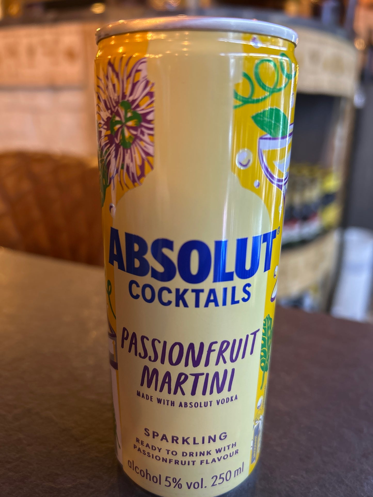 Absolute Passionfruit Martini